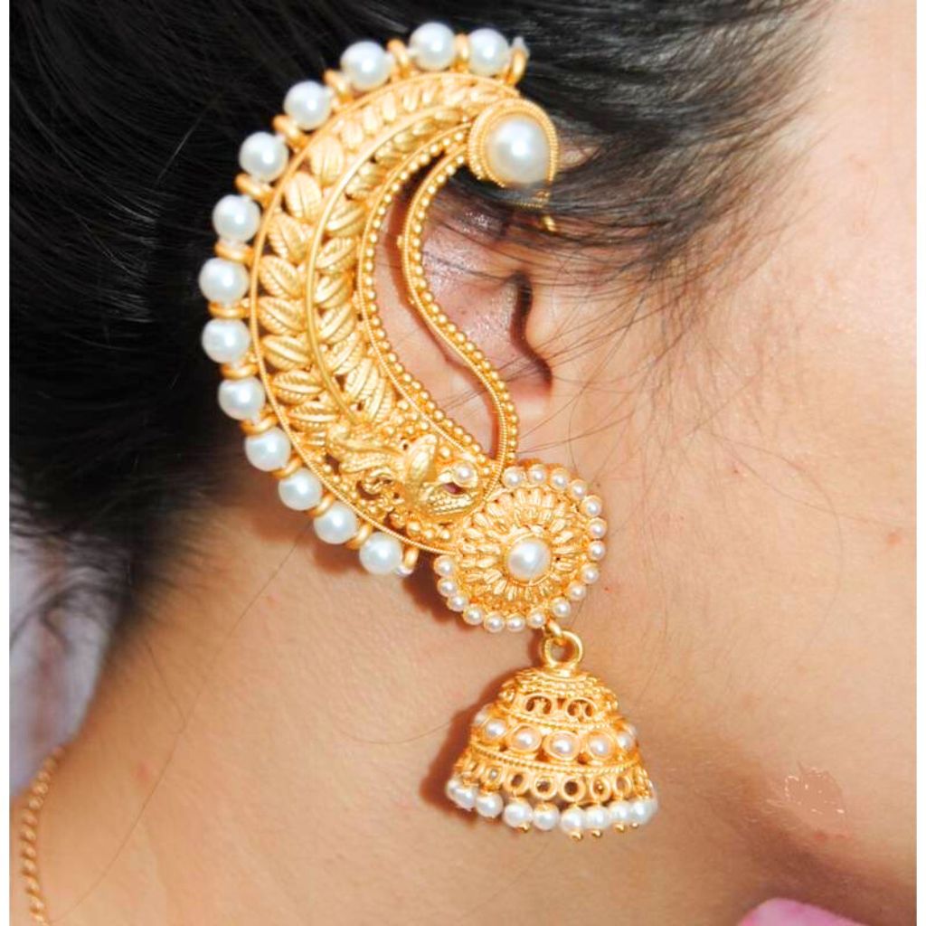 Download HD half face earrings dp for whatsapp Pics Images