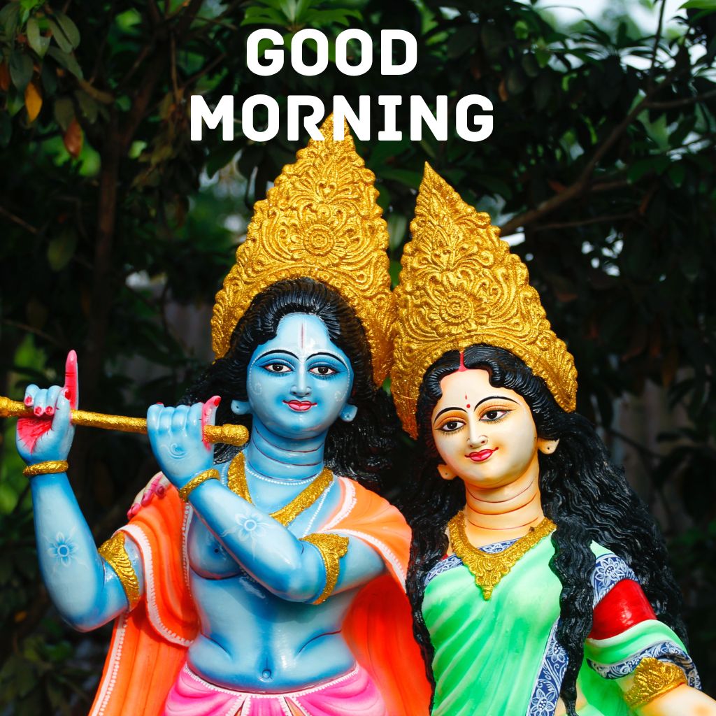 Radha Krishna Good Morning Wallpaper Download