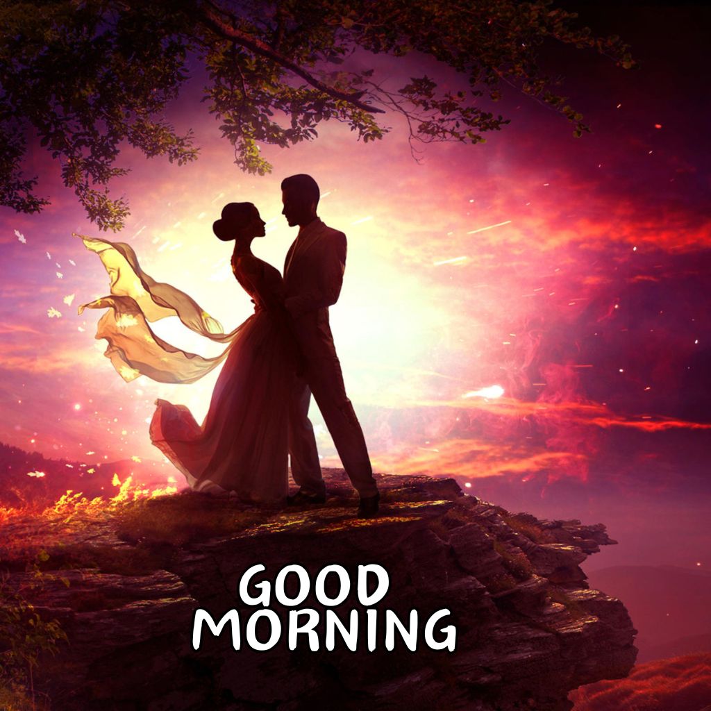 Romantic Couple Good Morning Wallpaper Download