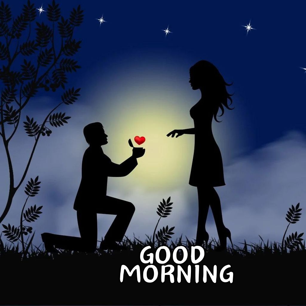 Romantic Couple Good Morning Wallpaper New Download