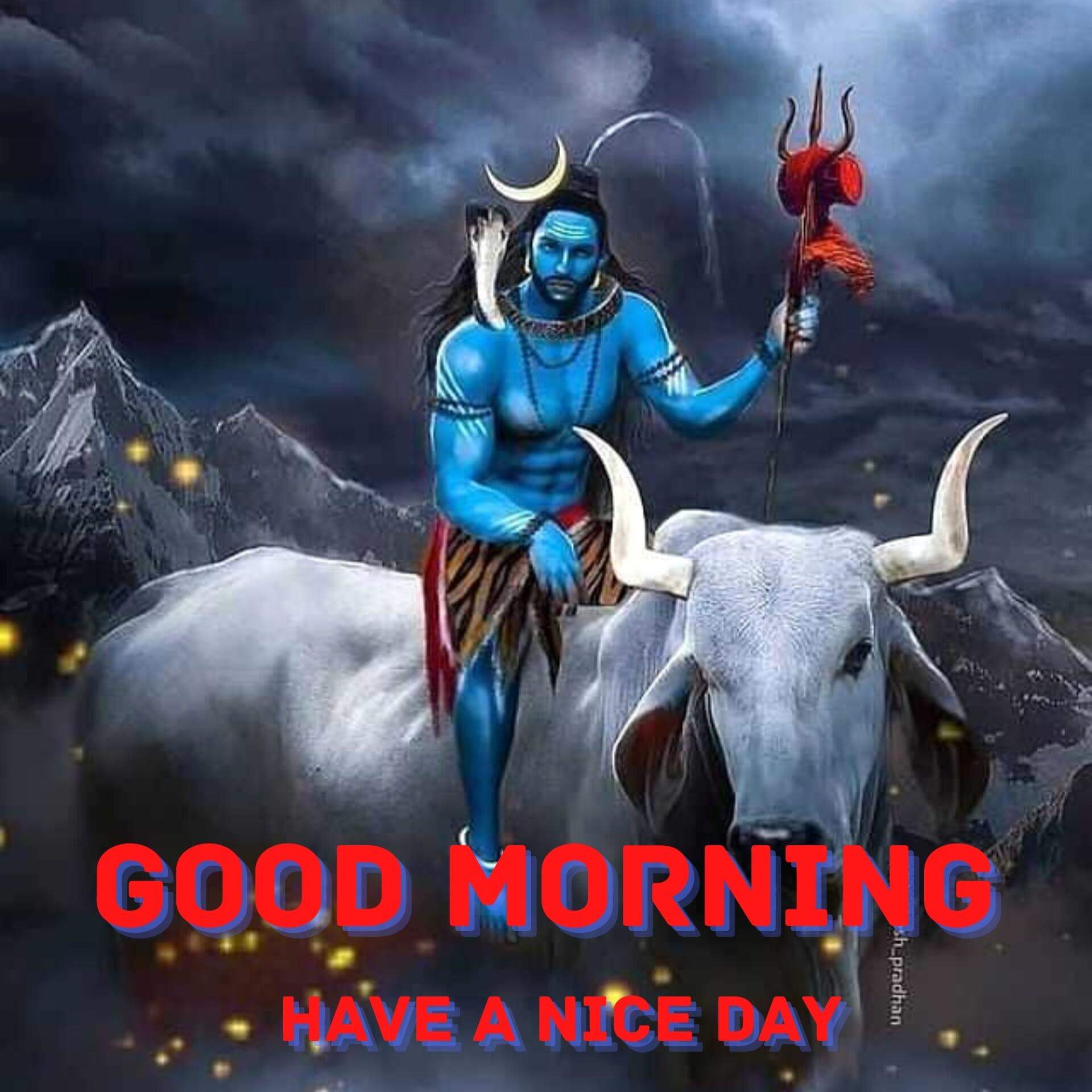 Shiva Good Morning Wallpaper Free Download for Whatsapp Facebook