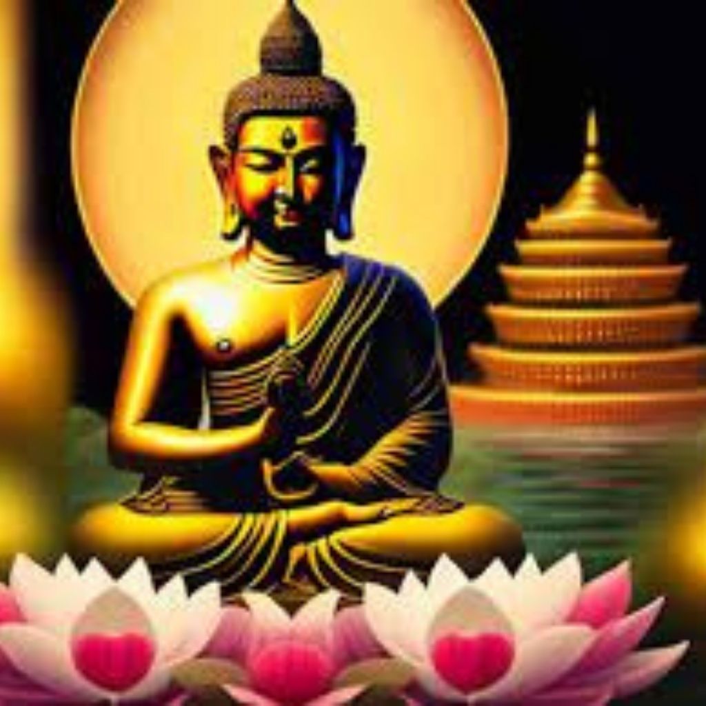 Flower Gautam Buddha Images Pics Download