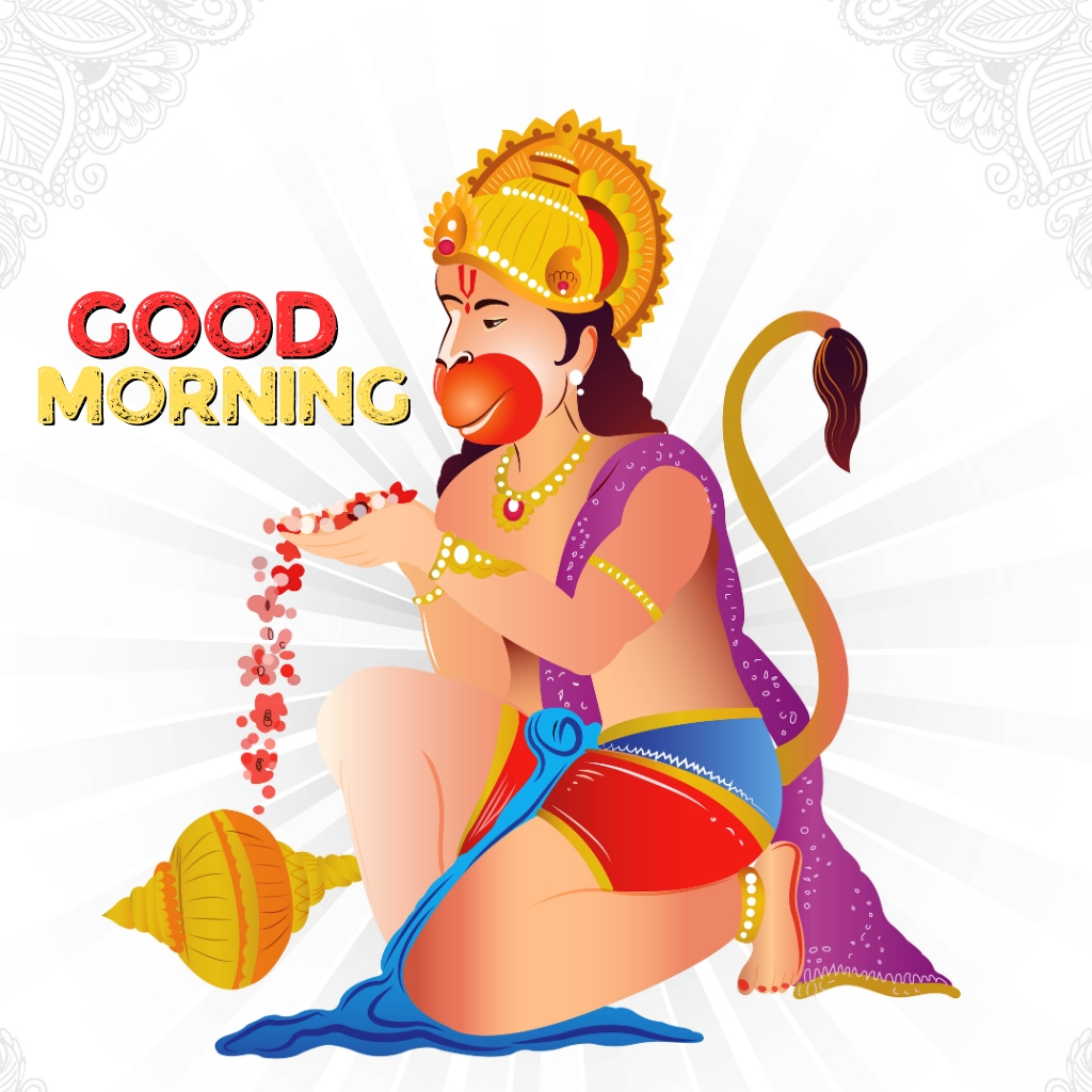 Hanuman JI Good Mornign Photo Pics Images Wallpaper Download