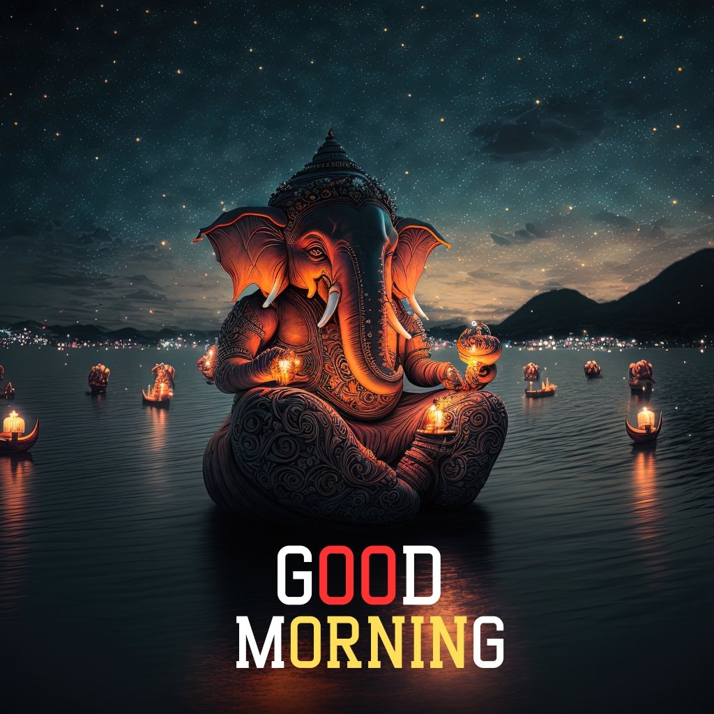 Lord Ganesha Good Morning Images photo HD
