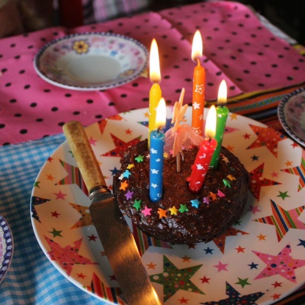 birthday cake stock image