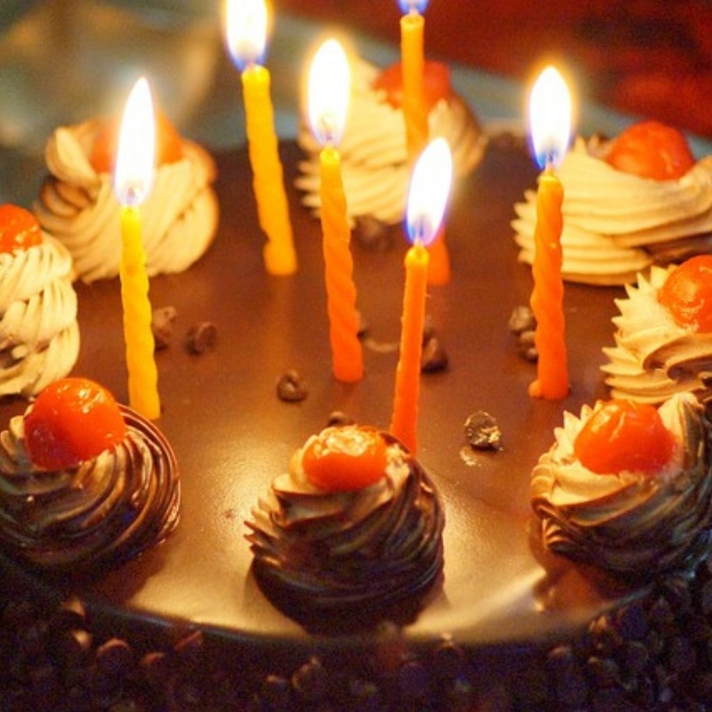 birthday cake with image