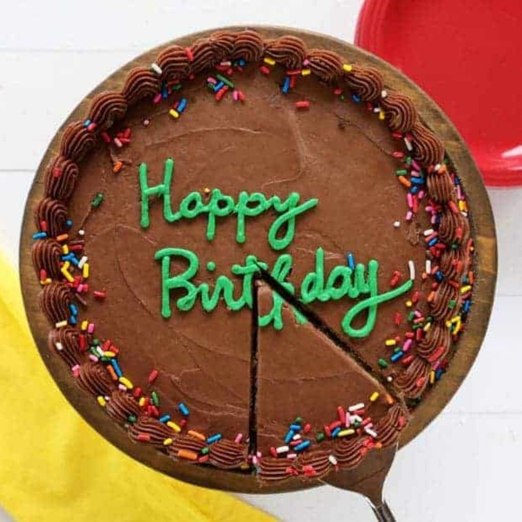 chocolate birthday cake images