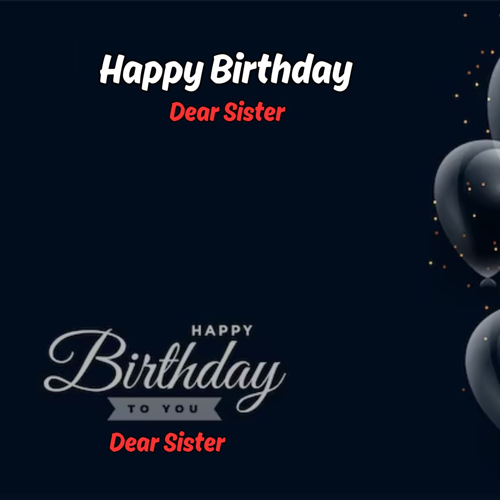 happy birthday sister image